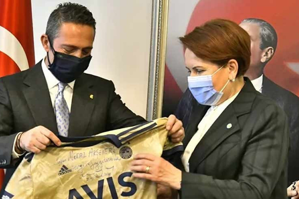 Fenerbahçe Başkanı Ali Koç'dan İYİ Parti lideri Akşener'e ziyaret